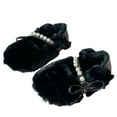thumbnail image 1 of Toddler Girls Boys Bedroom Slippers, Non A-line House Shoes, Little Kids Comfy Indoor Slipper, Machine Washable Snug Fit,Color:Black,Size:2.5-3 Years, 1 of 7