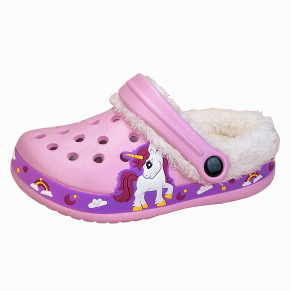 Toddler Girls Boys Bunny Slippers Cute Cartoon Slides Sandals Quick Dry Non-Slip Pool Shower Shoes Lightweight Flip Flops Summer Indoor Outdoor Slides Gibobby,11.5,Pink