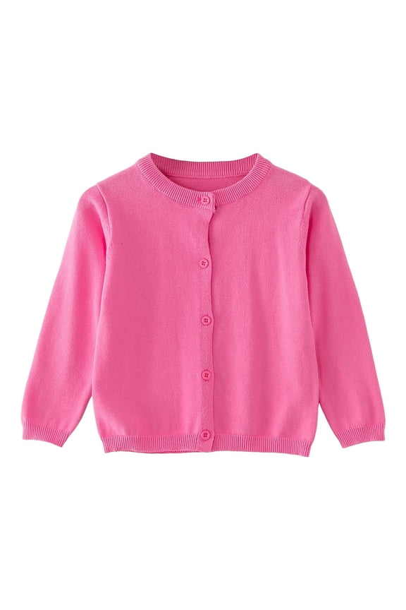 Toddler Girls Boys Fall Winter Cardigan Sweater Baby Long Sleeve Button-down Pullover Tops Kids Crewneck Soft Warm Coat for 3-7 Years Toddler Winter Coat Boy