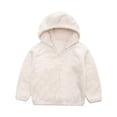 thumbnail image 1 of Toddler Girls Boys Fleece Hoodie Jacket Zip Up Coat Windproof Warm Winter Hoodies Plush jacket Thick Outwear, 1 of 7