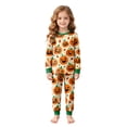 thumbnail image 1 of Toddler Girls Boys Halloween Pumpkin Pajamas Cotton Pjs for Boy Jammies Little Kids Sleepwear Clothes Sets, 1 of 8