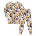 thumbnail image 1 of Toddler Girls Boys Halloween Skeleton Pajamas Sets Kids Cute Pumpkin Sleepwear Boys Halloween Ghost 2 Pcs PJS, 1 of 9
