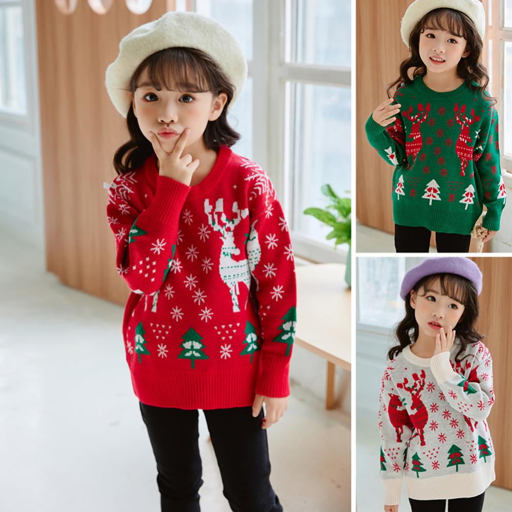 Kid's Santa & Reinder Sweater