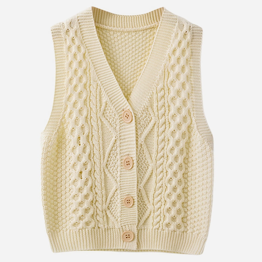 Sleeveless sweater for girls best sale