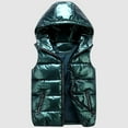 thumbnail image 1 of Toddler Girls Boys Puffer Vest Boys Vest Cute Hooded Jacket Sleeveless Lightweight Jacket Child Jacket for Girls 8-10 Years, 1 of 4