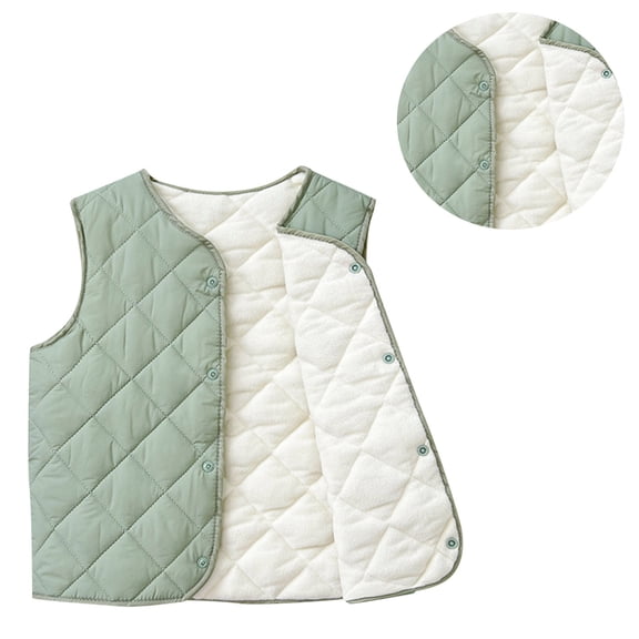 Toddler Girls Boys Puffer Vest Boys Winter Vest Lightweight Button Down Sleeveless Jacket Winter Outfits 2-3 Years
