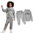 thumbnail image 1 of Toddler Boys Girls Sweatsuit Set 2PC Long Sleeve Letter Graphic Soft Hoodie Jogging Pants Fall Winter Clothes Little Boy Clothes 3-4 Years, 1 of 3