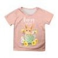 thumbnail image 1 of Toddler Girls Boys T Shirts Summer Crewneck Cute Print Pullover Tops Soft Comfy Breathable Baby Boy Kids Blouses,Pink,120, 1 of 5