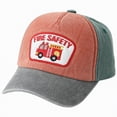 thumbnail image 1 of Toddler Girls Boys Washed Cotton Baseball Cap Adjustable Ponytail Design Hat Kids Outdoor Daily Wear Breathable Sun Cap Gibobby,3-8 Years,Green, 1 of 7