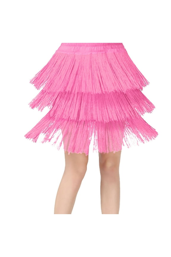 Toddler Girls Casual Dresses Tassel Dance Skirt Latin Ballroom Layered Fringe Dancewear Children Kids Dress Little Girl Clothes
