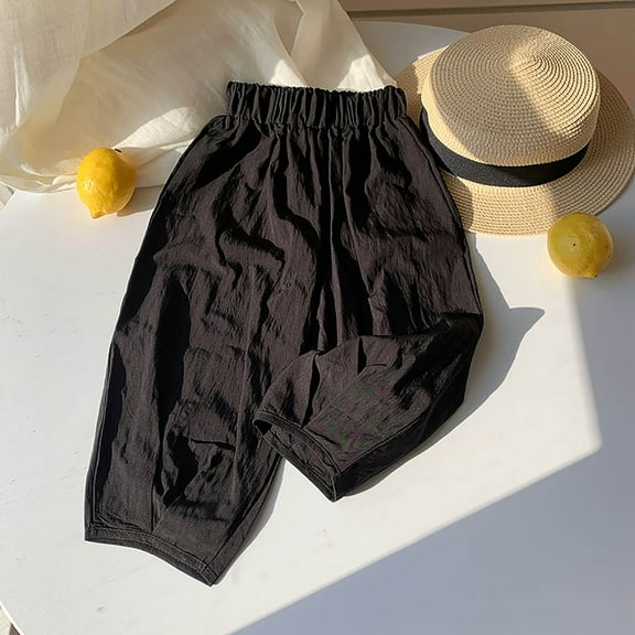 Toddler Girls Casual Pants Casual Active Pants Loose Long Pants For Everyday Wear Summer Fall Long Pants Clothes For 12-18 Months Girls