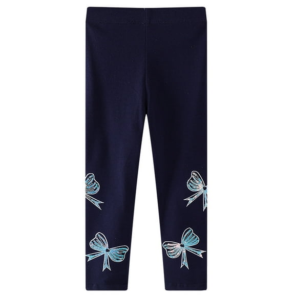 Toddler Girls Casual Pants Kids Stretch Leggings Soft Breathable Clothes Size 1-2T