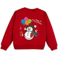 thumbnail image 1 of Toddler Girls Christmas Sweatshirts Boys Kids Casual Loose Active Full Sleeves Letter Print Teen Crop Tops Size 4-5T, 1 of 5