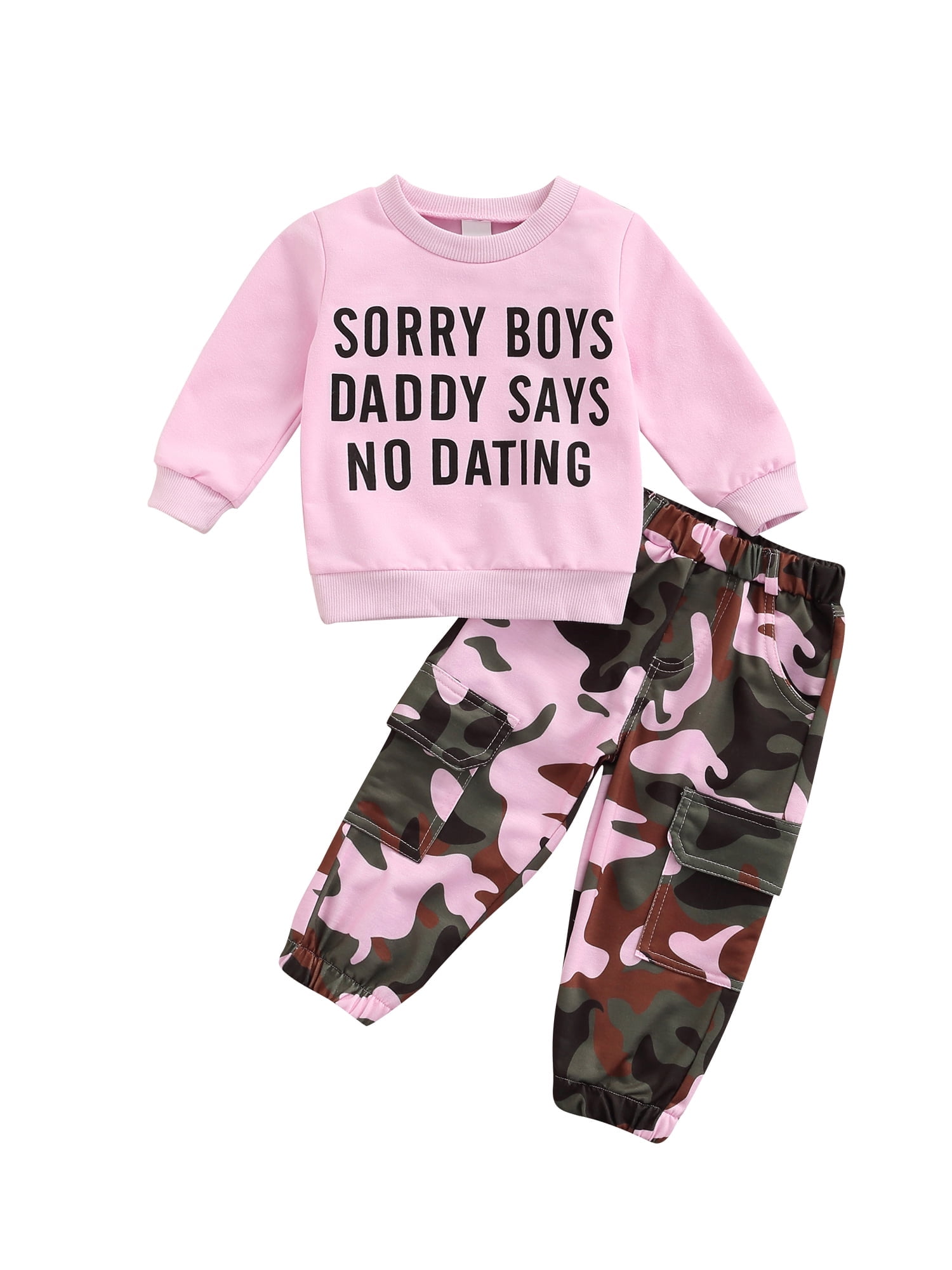 Toddler High Collar Sweatsuit 2 Pieces Set