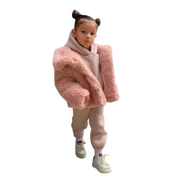 Toddler Girls Coat Winter Windproof Thicken Coat Jacket Kids Warm Outerwear Jacket