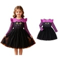 thumbnail image 1 of Toddler Girls Cat Long Sleeve Tutu Tulle Dresses Kids Dress up Halloween 3-4 Years, 1 of 8