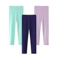 thumbnail image 1 of Toddler Girls Cotton Leggings 3-Pack Little Girl Stretchy Leggings Trousers for Kids Spring and Autumn,, 1 of 6
