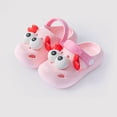 thumbnail image 1 of Toddler Girls Cute 3D Eye Clogs, Antiskid Closed Toe Slide Sandals Summer Slippers for Kids Indoor Outdoor Pink 5.5-6 Years, 1 of 4
