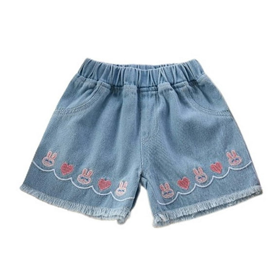 Toddler Girls' Denim Shorts Kids Jeans High Waisted Denim Shorts Summer Clothes for Toddler Girls Girl Jeans Size 3T