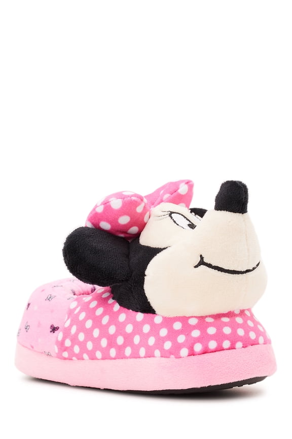 Toddler Girls Disney Minnie Mouse 3D Slipper, Sizes 5/6-11/12
