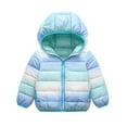 thumbnail image 1 of Toddler Girls Down Coats Lightweight Water-Resistant Hooded Puffer Jacket 1-6Y, 1 of 6
