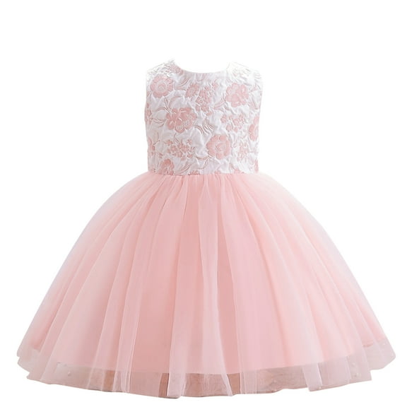 Toddler Girls Dresses Girls Formal Dress Pink Dress For Girls Rainbow Dress Girls Children'S Day Outfit 2-3 Years