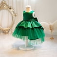 thumbnail image 1 of Toddler Girls Dresses Girls Formal Dresses Green Dresses for Girls Birthday Dress for Girls Children's Day Outfit 2-3Y, 1 of 4