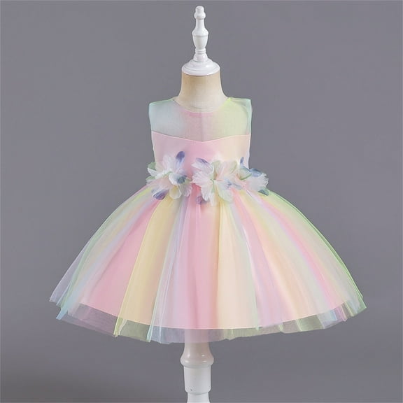 Toddler Girls Dresses Girls Princess Dress Tutu Dress Girls' Special Occasion Dresses for Girls 6-12 Months