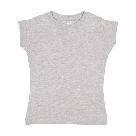 Toddler Girls' Fine Jersey T-Shirt - HEATHER - 4T