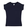 thumbnail image 1 of Toddler Girls' Fine Jersey T-Shirt NAVY 4T, 1 of 2