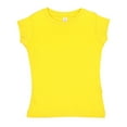 thumbnail image 1 of Toddler Girls' Fine Jersey T-Shirt YELLOW 5/6, 1 of 2