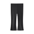 thumbnail image 1 of Toddler Girls Flare Leggings, Kids Soft Knit Cotton Boot Cut Bottoms High Waisted Stretchy Flare Yoga Pants for Dance Casual Activewear Fleece Leggings Navy 3Y, 1 of 4