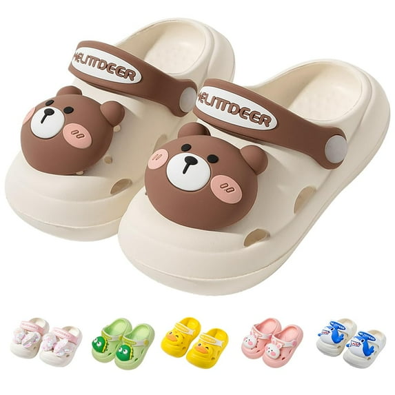 Toddler Girls Garden Clogs Kids Cartoon Beach Slide Sandals