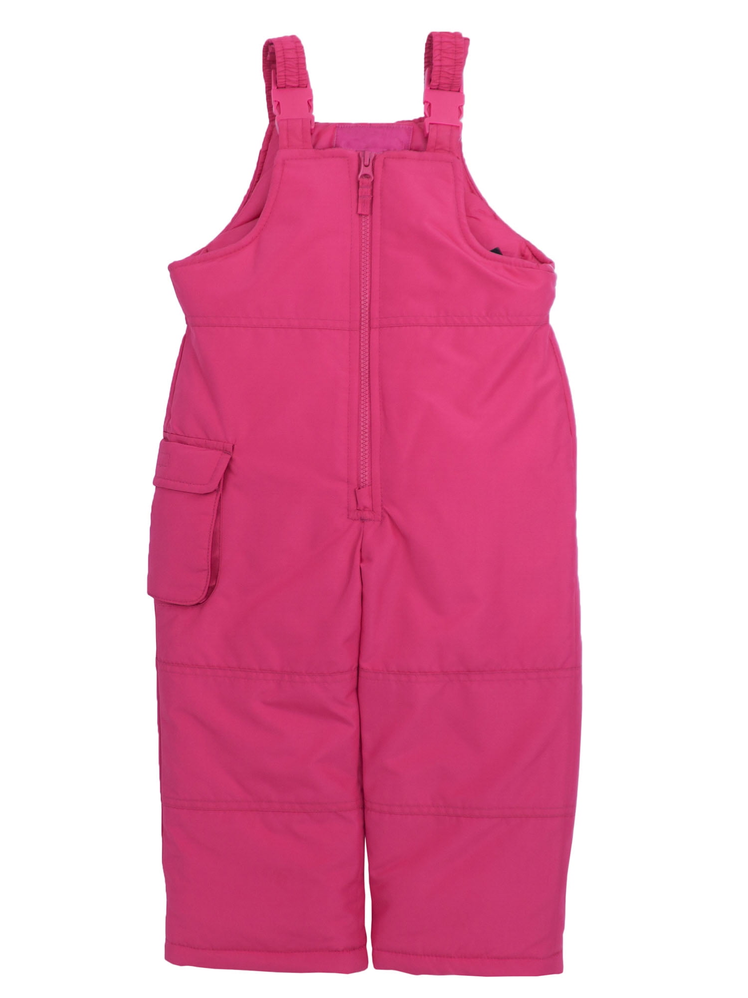 Toddler Girls Heavyweight Winter Snow Bib Overall Snowpants Pink