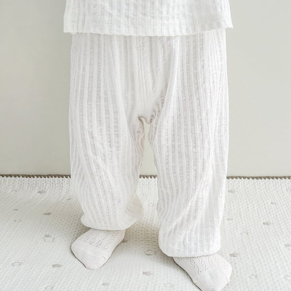 Toddler Girls Hiking Pants Elastic Waist Pants White Boys Hiking Pants Summer Pants 2-3 Years Girls Pants