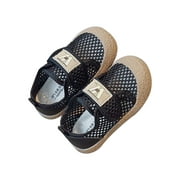 Toddler Girls Hiking Sandals Summer Breathable Mesh Sneakers Soft Bottom Home Outside Kids Shoes Outwear