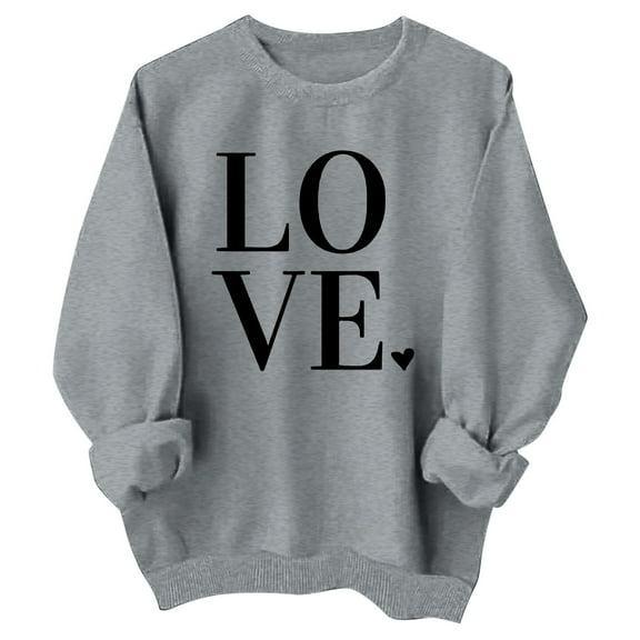 Toddler Girls Hoodie 5t Long Sleeve Pullover Hoodie Comfortable Valentine's Day Outdoor Workout Sweatshirt Children Fall Clothes for Teen Girls Grey 150