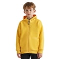 thumbnail image 1 of Toddler Girls Hoodie Kids Yellow Zip up Hoodies Casual Long Sleeve Sweatshirts Winter Clothes Baby Girls Clothes 3-4 Years Girls Clothing, 1 of 7