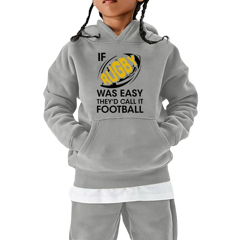 Toddler Girls Hoodie Sweatshirt American Football Sports Sweatshirt Vintage Rugby Player Sports Retro Rugby Pullover Hoodie Toddler To Big Kid Sizes 3 4 Years Walmart