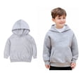 thumbnail image 1 of Toddler Girls Hoodies Grey Hoodie Long Sleeve Lightweight Pullover Tops Loose Sweatshirt Warm Fall Winter Clothes 12-24 Months Boys Clothes, 1 of 3