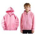 thumbnail image 1 of Toddler Girls Hoodies Kids Zip up Hooded Long Sleeve Soft Sweatshirts Top Warm Fall Winter Clothes Size 2-3 Years Girls Clothes, 1 of 7