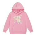thumbnail image 1 of Toddler Girls Hoodies Sweatshirts Cute Bunny Print Pullover Kids Casual Outerwear Warm Jacket Fall Winter Clothing Pink Size 2-3T, 1 of 4