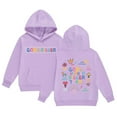 thumbnail image 1 of Toddler Girls Hoodies Sweatshirts Kids Hoodie Letter Long Sleeve Pocket Hoodie Jacket Clothing Light Purple Size 4-5T, 1 of 4