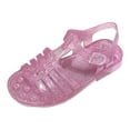 thumbnail image 1 of Toddler Girls Jelly Shoes Little Big Kids Open Toe Flat Beach Summer Mary Jane Princess Dress Sandals, 1 of 4