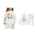 thumbnail image 1 of Toddler Girls Jesus Loves You Sweatshirt Long Sleeve Warm Graphic Hoodies Oversize Pullover Jogging Pants 2 Pcs Winter Clothes Boy Clothes 2T, 1 of 5