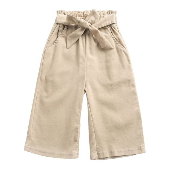 Toddler Girls Jogger Pants - Big Kids Elastic Waist Mesh Splicing Breathable Sports Pants Unisex Boys Girls Solid Joggers Sweatpants Casual Loose Trousers with Pockets Khaki 6-12 Months