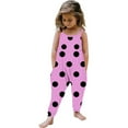 thumbnail image 1 of Toddler Girls Kids Printing Jumpsuit Playsuit Strap Romper Summer Outfits Clothes Lime Green Leggings Linen Pants Girl Athletic Leggings, 1 of 5
