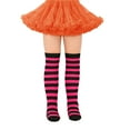thumbnail image 1 of Toddler Girls Knee High Socks Striped Stockings Soft Stretchable Breathable Fashion Long Socks Daily, 1 of 3