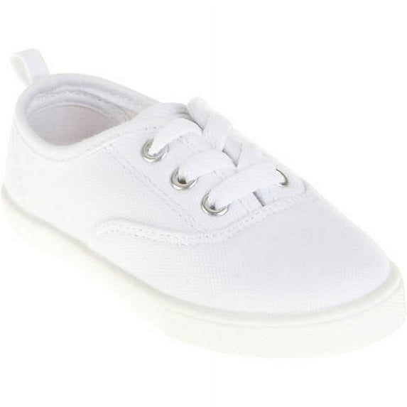 Toddler Girls' Lace-Up Canvas Shoe