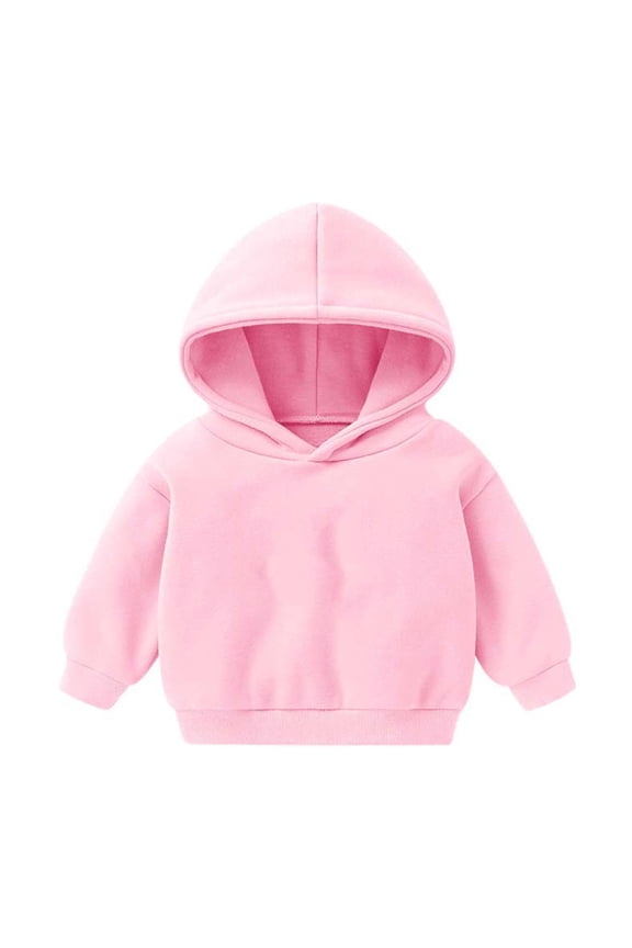 Toddler Girls Long Sleeve Knit Sweater Winter Kids Hoodies Boys Girls Hoody Children Pullover Outerwear Toddler Baby Sweatshirt Pinks 3-4T